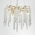 Люстра с декором в виде ветвей с хрустальными подвесками Fairytree Gold Crystal Chandelier 6 варинант исполнения - 4 | Loft Concept в Воронеже