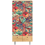 Шкаф с принтом Dominoes варинант исполнения - 2 | Loft Concept в Воронеже