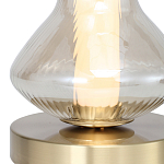 Настольная лампа светодиодная с волнообразным стеклянным плафоном Amphora of Light варинант исполнения - 4 | Loft Concept в Воронеже