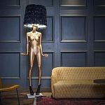 Лампа MANNEQUIN LAMP с абажуром модельный позинг варинант исполнения - 2 | Loft Concept в Воронеже