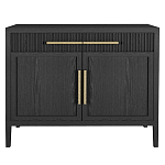 Буфет Primo с двумя ящиками и двумя фасадами Черный дуб варинант исполнения - 1 | Loft Concept в Воронеже