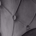 Стул в серой велюровой обивке Ward Grey Velour Chair варинант исполнения - 6 | Loft Concept в Воронеже