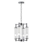 Люстра 4-мя прозрачными цилиндрическими плафонами Jeanette варинант исполнения - 3 | Loft Concept в Воронеже
