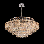 Люстра хрустальная в неоклассическом стиле на серебристом каркасе Majesty варинант исполнения - 5 | Loft Concept в Воронеже