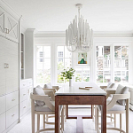 Люстра белая с несколькими ярусами деревянных палочек Bright Wooden Chandelier варинант исполнения - 7 | Loft Concept в Воронеже