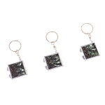 Зеркало брелок складное двухстороннее из натурального камня Серафинит Stone Mirrors варинант исполнения - 8 | Loft Concept в Воронеже