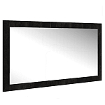 Зеркало настенное прямоугольное цвета угольный камень Stone Effect варинант исполнения - 1 | Loft Concept в Воронеже