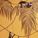 Обои с вышивкой ручной работы Étienne Original colourway on wool sateen варинант исполнения - 1 | Loft Concept в Воронеже