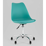 Офисный стул на металлическом основании EGGERY Blue пластик варинант исполнения - 1 | Loft Concept в Воронеже