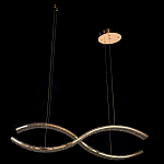 Люстра волнистой формы с фактурным хрустальным плафоном Light Delight варинант исполнения - 4 | Loft Concept в Воронеже