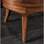 Прикроватный столик из дерева с 2-мя ящиками Moon Walnut Furniture варинант исполнения - 7 | Loft Concept в Воронеже