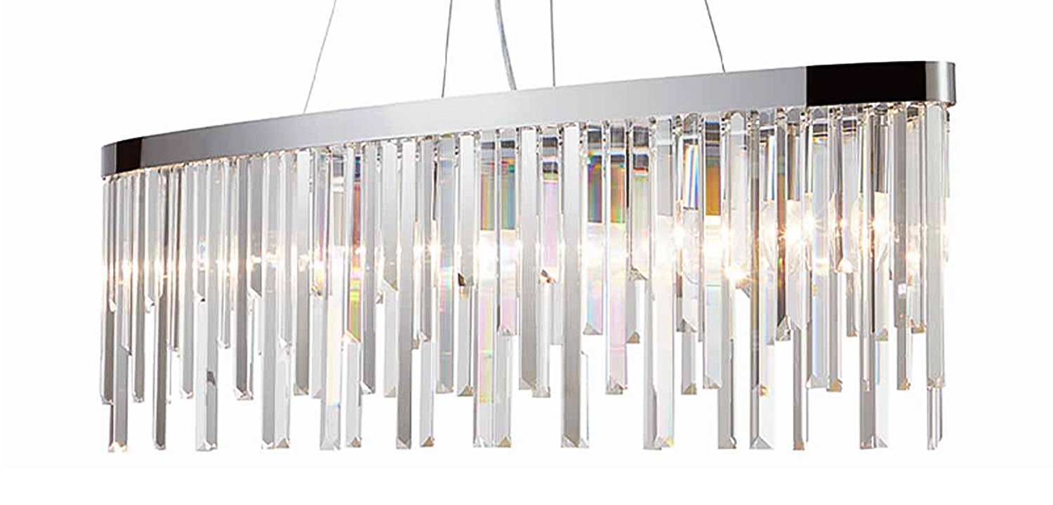 Люстра Bennett Oval Chandelier chrome Люстра Bennett Oval Chandelier chrome - Loft-Concept в Воронеже