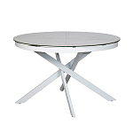 Стол обеденный раскладной круглый White Ceramic Table варинант исполнения - 2 | Loft Concept в Воронеже