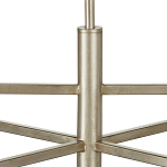 Люстра с 6-ю белыми матовыми плафонами из стекла в форме цилиндра Longitude варинант исполнения - 2 | Loft Concept в Воронеже