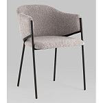 Стул Brace букле серый варинант исполнения - 1 | Loft Concept в Воронеже