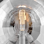 Бра округлой формы с многогранным стеклянным плафоном Hinkley варинант исполнения - 5 | Loft Concept в Воронеже