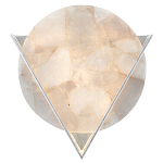 Бра светодиодное с диском из кварца Vendetta варинант исполнения - 1 | Loft Concept в Воронеже