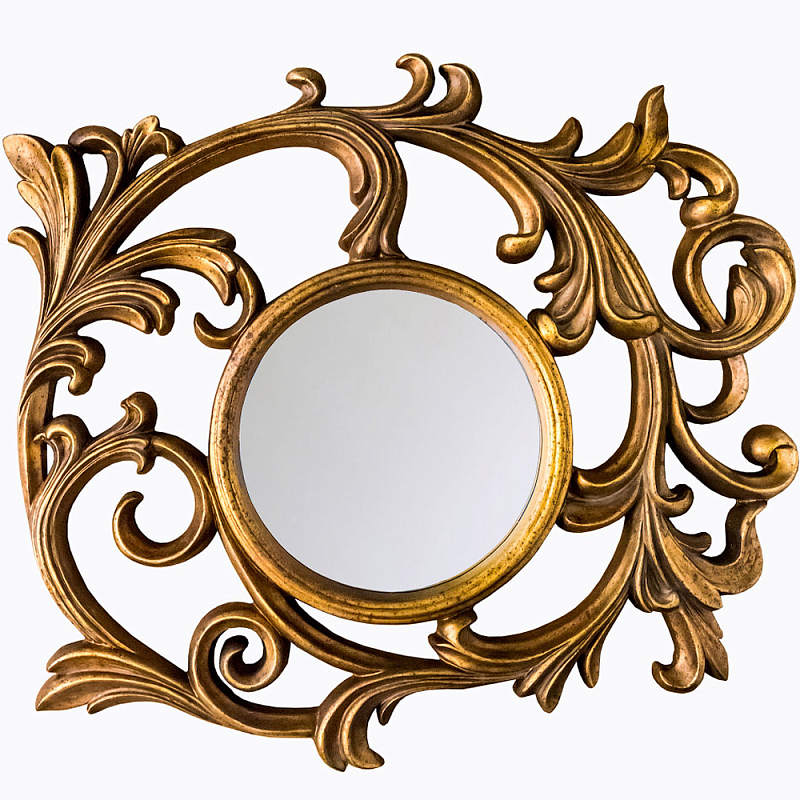 Зеркало настенное с рамой цвета античная бронза Classic Ornament Mirror Античная Бронза Зеркало в Воронеже | Loft Concept 