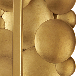 Бра светодиодное из многослойных золотых дисков Metal Disc Chandelier варинант исполнения - 1 | Loft Concept в Воронеже