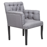 Кресло Addison Chic Armchair grey flax варинант исполнения - 1 | Loft Concept в Воронеже