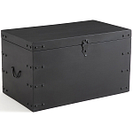 Деревянный сундук из массива манго Mango Chest Black варинант исполнения - 1 | Loft Concept в Воронеже