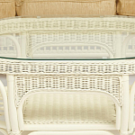 Комплект уличной мебели из ротанга Clara белый варинант исполнения - 13 | Loft Concept в Воронеже