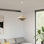 Подвесной вязаный бежевый светильник «Звезда Востока 01» варинант исполнения - 2 | Loft Concept в Воронеже