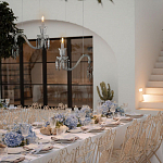 Подвесной светильник стеклянный в виде канделябра Curved Glass Chandelier варинант исполнения - 7 | Loft Concept в Воронеже