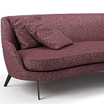 Мебельная ткань Шенилл фиолетовый цвет 138 см T4-25 варинант исполнения - 4 | Loft Concept в Воронеже