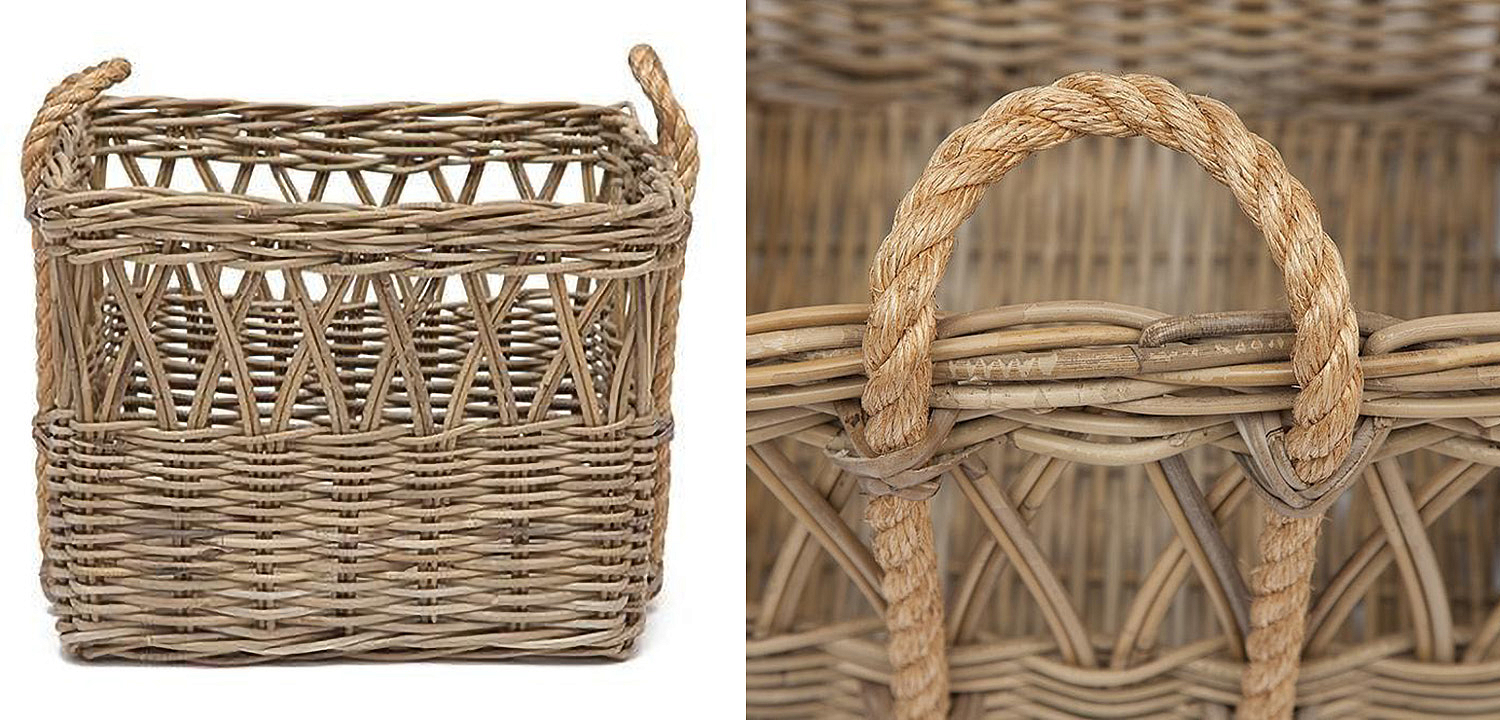 Корзина из ротанга Rattan Wicker Basket Корзина из ротанга Rattan Wicker Basket - Loft-Concept в Воронеже