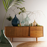 Ваза-бутыль из стекла TRANSPARENT FORMS 56 варинант исполнения - 12 | Loft Concept в Воронеже