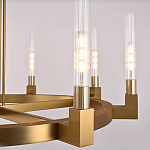 Люстра CANELLE Round Chandelier 8 Modern Brass варинант исполнения - 1 | Loft Concept в Воронеже