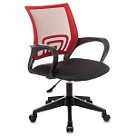 Офисное кресло с основанием из черного пластика Desk chairs Red варинант исполнения - 1 | Loft Concept в Воронеже