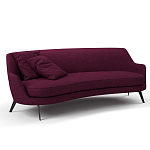 Мебельная ткань Шенилл фиолетовый цвет 138 см T4-27 варинант исполнения - 6 | Loft Concept в Воронеже