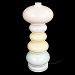 Настольная лампа из стеклянных сфер в пастельных тонах Высота 48 см Pastel Lunaria варинант исполнения - 3 | Loft Concept в Воронеже