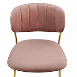 Стул Singer Chair без подлокотников Розовый Велюр варинант исполнения - 5 | Loft Concept в Воронеже