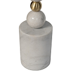 Торшер мраморный с белым абажуром Floor lamp Jewelry варинант исполнения - 2 | Loft Concept в Воронеже