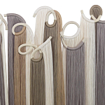 Настенный декор с бахромой белого и бежевого цвета Abstraction I варинант исполнения - 1 | Loft Concept в Воронеже