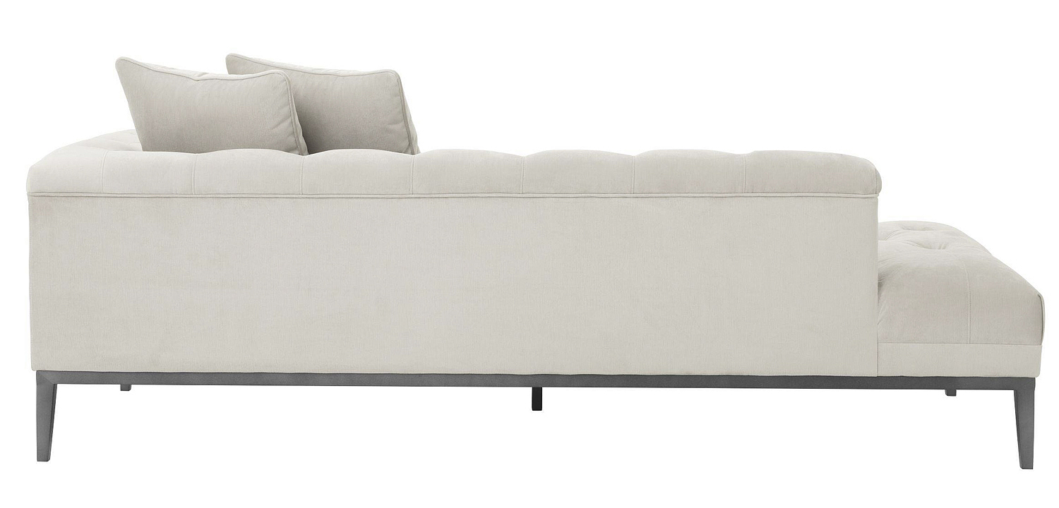 Кушетка Eichholtz Lounge Sofa Cesare Right Pebble grey Кушетка Eichholtz Lounge Sofa Cesare Right Pebble grey - Loft-Concept в Воронеже