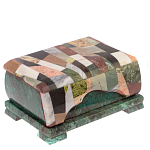 Шкатулка с мозаикой из натуральных камней Stone Casket варинант исполнения - 1 | Loft Concept в Воронеже