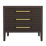 Тумба Primo  с тремя ящиками шпон темный орех варинант исполнения - 1 | Loft Concept в Воронеже