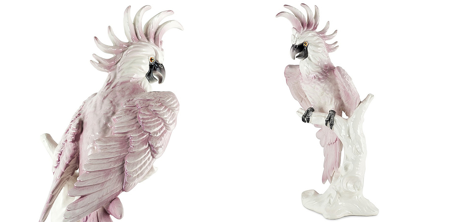 Статуэтка Cookatoo Bisc. Pink Статуэтка Cookatoo Bisc. Pink - Loft-Concept в Воронеже
