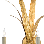 Бра с каркасом в виде пучка золотых перьев Bunch of Feathers варинант исполнения - 1 | Loft Concept в Воронеже