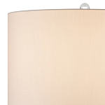 Настольная лампа стеклянная с тканевым абажуром Edges варинант исполнения - 2 | Loft Concept в Воронеже