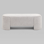 Банкетка Taks букле светло-серый варинант исполнения - 4 | Loft Concept в Воронеже