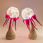 Торшер фуксия «Цветы из снов»  варинант исполнения - 3 | Loft Concept в Воронеже