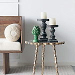 Статуэтка в виде артишока из зелёной керамики с глянцевыми лепестками Artichoke Decor  варинант исполнения - 5 | Loft Concept в Воронеже