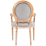 Стул с подлокотниками из массива бука светло-серый Solid Luxury варинант исполнения - 2 | Loft Concept в Воронеже