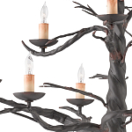 Люстра черная в виде ствола дерева Branched Tree варинант исполнения - 1 | Loft Concept в Воронеже