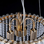 Люстра с подвесными рифлеными стеклянными трубками Nembus варинант исполнения - 18 | Loft Concept в Воронеже